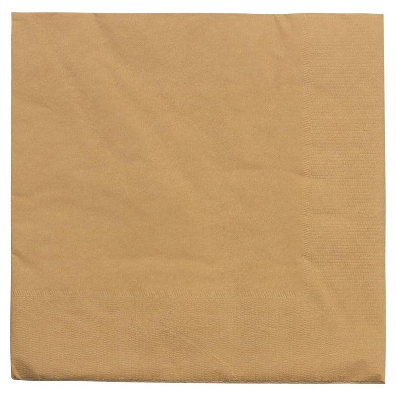 JAM Paper مناديل غداء متوسطة من جام بيبر - ذهبية - 6.5x6.5 بوصة (عبوة من 50) - Image 2